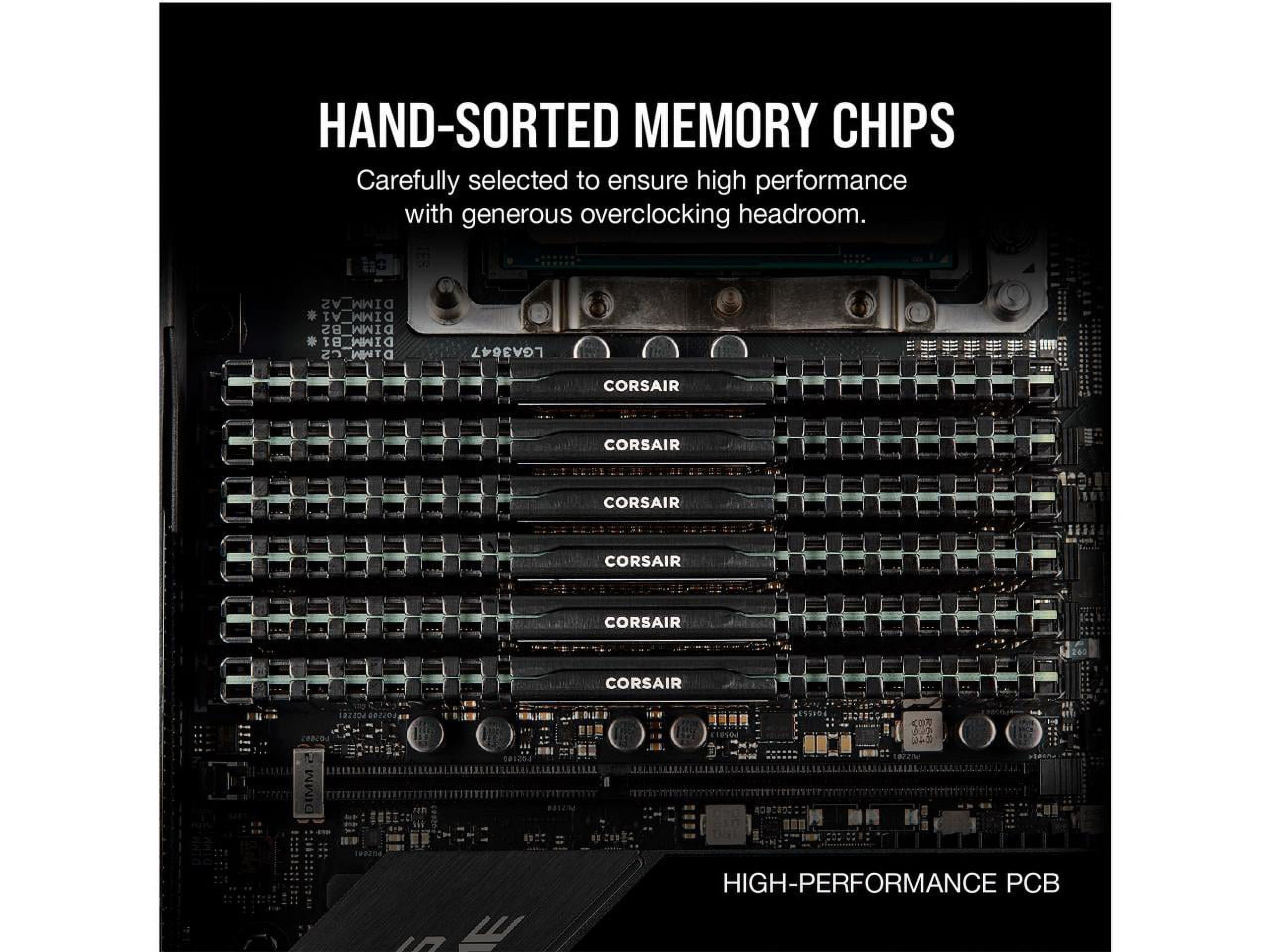 Corsair Vengeance LPX 16GB (2 x 8GB) 288-pin DIMM DDR4 3600 MHz CL16 Black  Memory (CMK16GX4M2D3600C16) - Bleepbox