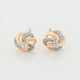 thumbnail image 4 of Set Collar, Dije Y Aretes Flor Roseta Swarovski Oro Laminado, 4 of 10
