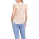 thumbnail image 3 of CAMISA DE RAYAS CON VOLANTES PARA MUJER INSPIRADA EN EL DÍA DE LAS MADRES, CUELLO EN V, MANGAS CORTAS, TALLA S, KHAKI CLARO, 3 of 6