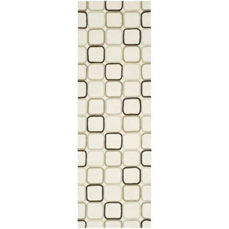 Safavieh Soho Phoebe Wool Runner Rug, Ivory/Multi-Color
