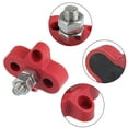 thumbnail image 4 of Unique Bargains 1 Set Bus Bar M8x1.25 Terminal Block Power Single Stud Battery Junction Post for Truck RV Boat Black Red, 4 of 6