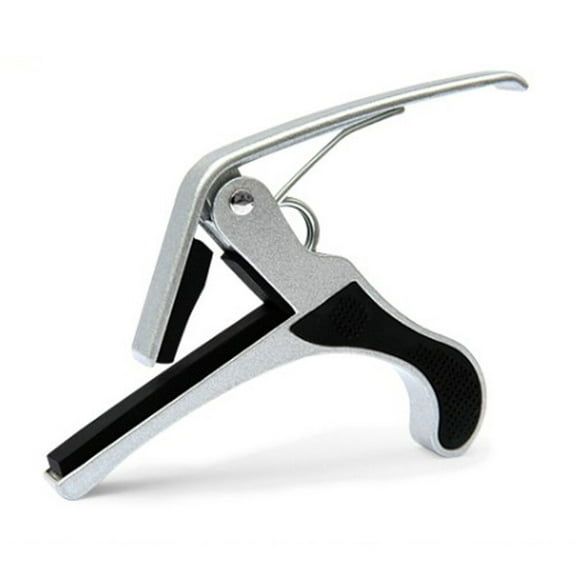 Guitar Capo Tune Quick Change Trigger for Acoustic Guitar and Electric Guitar (Silver)