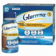 thumbnail image 1 of Glucerna Nutritional Drink, Meal Replacement Shakes, Complete, Balanced Nutrition For People With Diabetes, Chocolate, 6 x 237-mL Bottles, 1 of 10