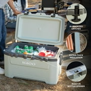 Igloo 72 QT Overland Ice Chest Cooler, Green