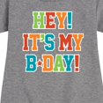 thumbnail image 3 of Instant Message - Its My Bday - Toddler & Youth Girls Fleece Dress, 3 of 6