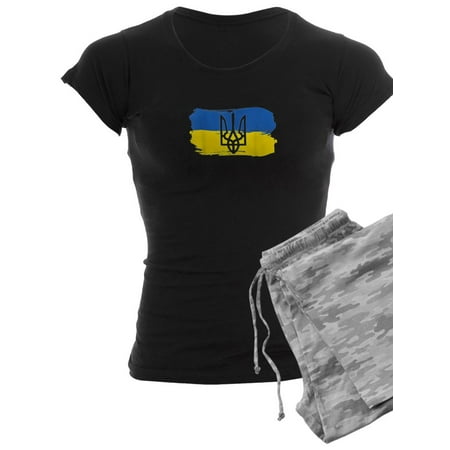 

CafePress - Ukraine Ukrainian Flag Ukrainians Gift Pajamas - Women s Dark Pajamas