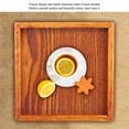 thumbnail image 3 of Bandeja De Té De , Bandeja Portátil Pintada De Plantas Naturales, Bandeja Para Servir Comida, Fruta, Café, Té, Tamaño Pequeño, Color Claro, Uso Doméstico Y Cocina, 3 of 7