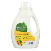 Angle View: Seventh Generation Natural Laundry Detergent - Fresh Citrus - Case of 6 - 50 Fl oz.