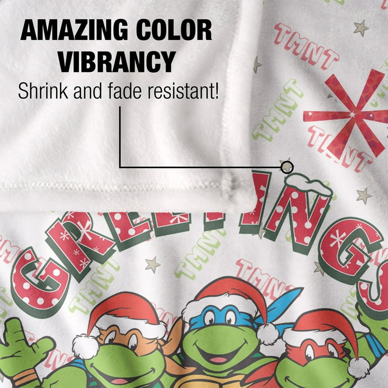 Ninja turtle blanket online walmart