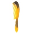 thumbnail image 3 of Peine Curly de Dientes Anchos de Plástico para Damas de 8" de Largo en Amarillo, 3 of 5