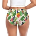 thumbnail image 3 of Womens Underwear Cartoon Parrot Cute Plant Cuteness No Show Seamless Underwear for Women, Soft Stretch Women's Panties, Hipster Ladies Panties Bikini Underwear Briefs, 3 of 6