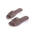 thumbnail image 3 of Frontwalk Women Sandals Summer Flat House Slippers Non Slip On Slides Casual Shoes for Ladies Brown 9, 3 of 9