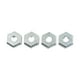 thumbnail image 1 of 4pcs RC HEX HUBS Adaptadores de ruedas Adaptadores Hex de Hex Accesorios de automóviles RC Piezas de actualización para 16201 16102 1/16 RC Truck, 1 of 9