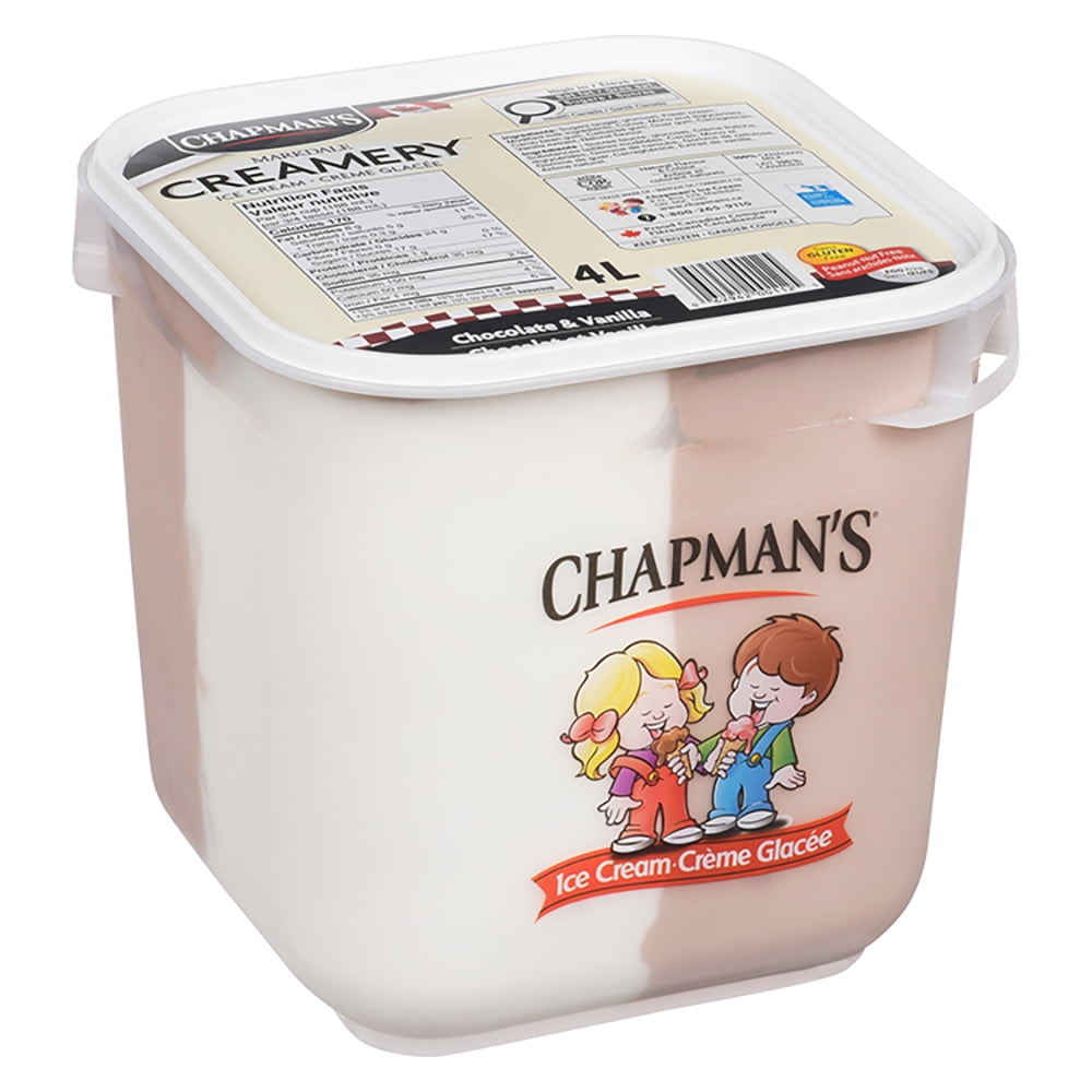Chapman's Markdale Creamery Chocolate & Vanilla Checkerboard Ice Cream in a Tub