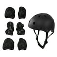 thumbnail image 1 of 7pcs/set Children Safety Helmet Knee Elbow Pad Sets Breathable Riding Skating Protective Gear Set, 1 of 7