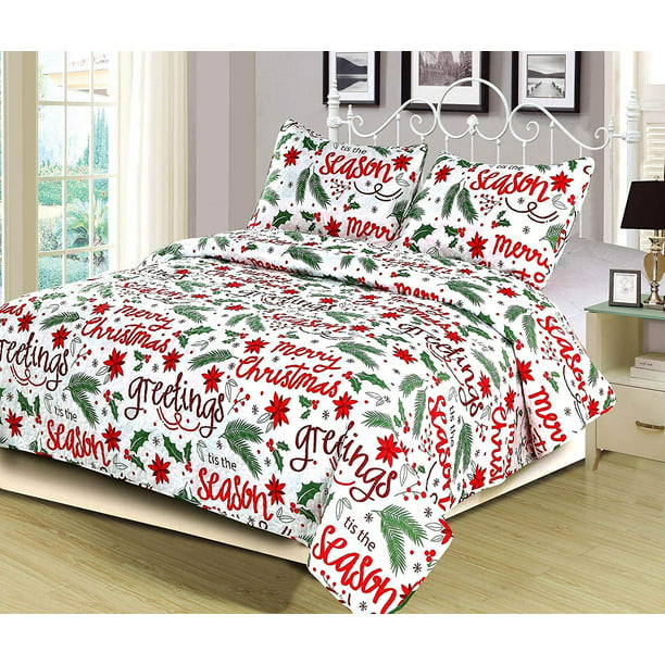 Piece Twin Xl Quilt Bedding Set, Red And White Twin Bedding