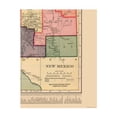 thumbnail image 2 of Historic State Map - New Mexico - Hammond 1910 - Vintage Wall Art, 2 of 4