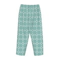 thumbnail image 5 of Xecao Blue Print Women's Straight Lounge Pajama Pants: The Epitome of Relaxed Sleepwear, 5 of 9