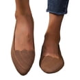 thumbnail image 6 of Xiaoxatg Women's Casual Shoes for Everyday Wear - Versatile Footwear for Leisure Activities - for Denim Outfits - Comfortable Mid Heel Design - Ideal for All Seasons 7.5 Brown, 6 of 8