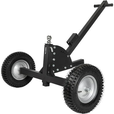 XtremepowerUS Heavy Duty Adjustable Trailer Dolly 1,500LB Load Capacity, 2 In 1 Trailer Mover 24''-37.5'' Adjustable Height With 2" Hitch Ball, For RV, Trailers, Boats, Cars