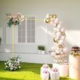 thumbnail image 2 of Outsunny Wedding Arch Backdrop Stand, 6.6 FT Square Wedding Arch, Gold, 2 of 10