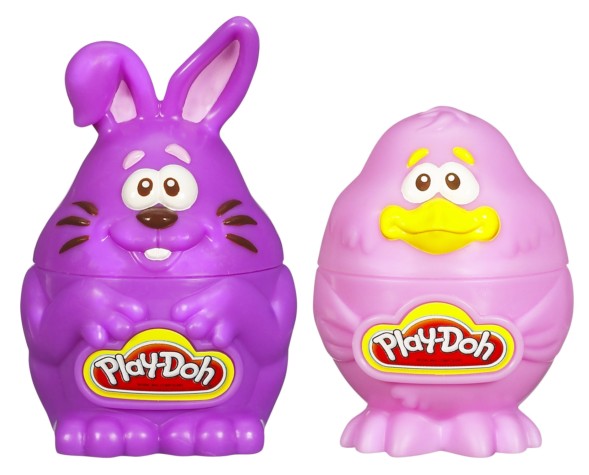 Play-Doh Bunny and Chick Stampers with DOUGH MOLD, Includes PLAY