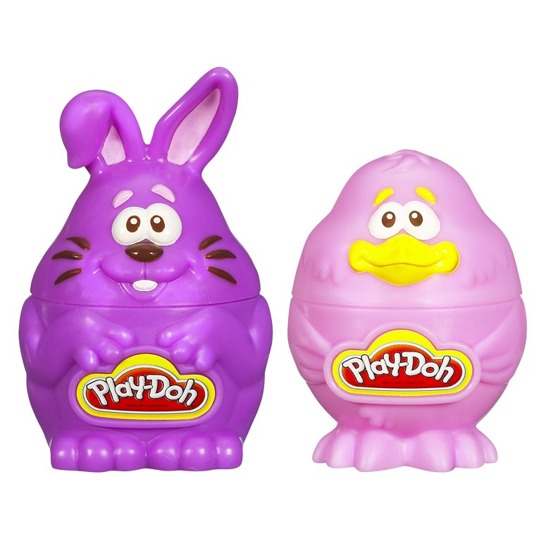 Play-Doh Bunny and Chick Stampers with DOUGH MOLD, Includes PLAY
