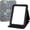 Pattern 4, variant on Large Foldable Travel Makeup Mirror, Adjustable Angle Portable Standing Vanity Mirror, Folding PU Leather Rectangular Rounded Corners Design for Desk Table Camping 9"x7"