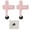 Rosy, variant on Suodoka 1 Pair Piano Finger Trainer Strong Support Food Grade Rubber Hand Posture Corrector Positioning Aid for Keyboard Practice, Rosy (5.9 in / 15 cm)