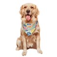 thumbnail image 5 of Naloa Cartoon Flowers Dog Bandanas 1PC Washable Triangle Dog Scarfs Premium Durable Fabric, for Small Medium Large Dogs and Cats, 5 of 6