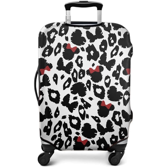 Luggage Cover Travel Suitcase Protector, Elastic Washable Baggage Covers, Cartoon Mouse Suitcase Sleeve Covers Fits 25-28 Inch Baggage (L)