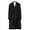 Black, variant on DPTALR George Men's Casual Fashion Long Sleeve Lapel Woolen Coat with Pocket ，Buttons,Black,Big and Tall Men L