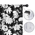 thumbnail image 4 of Blackout Kids Curtains,Pioneer Flower Floral Print Pattern Childrens Insulated Curtains Set Of 2,Bedroom Essentials,Toddler Room Decor 42"x54", 4 of 5