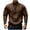 Brown, variant on Men's 1/4 Zip Fleece Hoodie Mock Neck Pullover Sweatshirt Tactical Long Sleeve Golf Fishing Sports Shirt