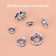 thumbnail image 2 of Sonducket de plata, collar, cuenta, redondo, grabado, elegante, decorativo, bricolaje, antioxidante, accesorios de joyería manuales de moda Ropa, zapatos y accesorios Miscelánea 7.5 mm Sonducket AP016043-02, 2 of 6