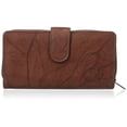 thumbnail image 1 of Buxton Women's Heiress Checkbook Wallet, Mahogany One Size, 1 of 4