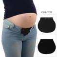 thumbnail image 2 of Cinturón de pretina de embarazo de maternidad botón extensor de cintura ajustable (negro) Ndcxsfigh Para estrenar, 2 of 9
