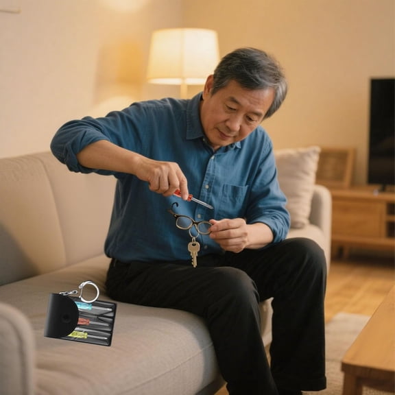 XINDUO-Mini Tool Set Bulk for Fathers Day Mini Tool Set Keychains Small Group Kit Practical Pocket Tools Handy Gadgets for Grandpa Husband Boyfriend Birthday Presents Portable Multi Tool