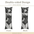 thumbnail image 4 of 90s Anime Girl Bikini Body Pillow Cover Long Pillow Case Protector Decorative Bedding Soft Large Pillow Cases Covers for Bedroom,Couch,Sofa,20x54inch, 4 of 5
