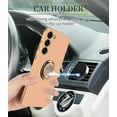 thumbnail image 4 of Compatible for Samsung Galaxy S23 Case with Ring Holder Kickstand [with Magnetic] Soft TPU Shockproof Electroplated Protective Phone Case for Galaxy S23 5G Pink, 4 of 12