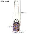 thumbnail image 2 of FORMRS Crossbody Bag for Women Quilted Travel Shoulder Cell Phone Purse with Chain Strap Handbag, Halloween Pumpkin, 2 of 7