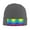 Deep Heather, variant on Rainbow Stripes Beanie Hat Men Women Warm Printed Cap Knit Beanies Hats Outdoor Winter Deep Heather