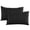 Black, variant on IAJFHAFS Pewter Satin Pillowcase with Zipper Closure, Standard 2-Pack