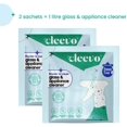thumbnail image 2 of Cle'evoo Glass & Appliance Cleaner 1 L Refill Pack | Car, Window Glass Cleaner Liquid Spray | Kitchen & Home Surfaces | Car Mirror Cleaner Liquid, 2 of 8
