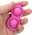 thumbnail image 4 of Fdit Hand Toy,Stress Relief Keychain Push Bubble Key Rings Hand Sensory Puzzle Toy Silicone for Students Adults Children, 4 of 8