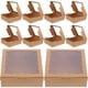 thumbnail image 5 of 10 cajas de regalo con ventana: cajas cuadradas para galletas, cumpleaños, bodas, fiestas, repostería, cajas de papel para cupcakes y postres., 5 of 6