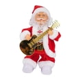 thumbnail image 3 of HILABEE Electric Santa Toys Dancing Singing Musical Animated Santa Doll Christmas Ornament Polyester Fiber PVC Pp Material Suitable for Family Gatherings Holiday Parties Gift Giving Home Style B, 3 of 8