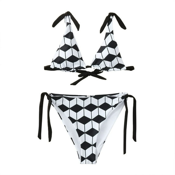 QLEICOM Womens Swimsuits Tummy Control Plus Size Swimsuit Coverup Bandeau Bandage Bikini Set Push-Up Brazilian Swimwear Beachwear Swimsuit White XL