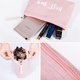 thumbnail image 5 of Rosa Gris Azul Púrpura Juego de 4 Piezas Embrague Cosmético Impermeable Pequeño Embrague de Lona Mini Bolsa de Monedas Portátil para Mujer Bolsa de Cosméticos para Mujer Viajes Compras ER, 5 of 5
