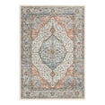 thumbnail image 2 of Unique Loom Nyla Collection Area Rug - Winner (5' 3" x 8' Rectangle Ivory/Dark Gray), 2 of 6